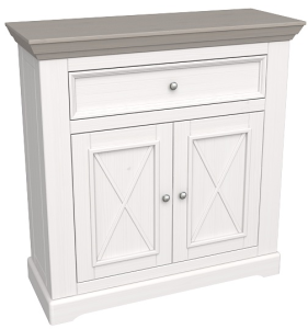 Комод "Форест" 2 двери 1 ящик с 2 полками (Тумба -21)