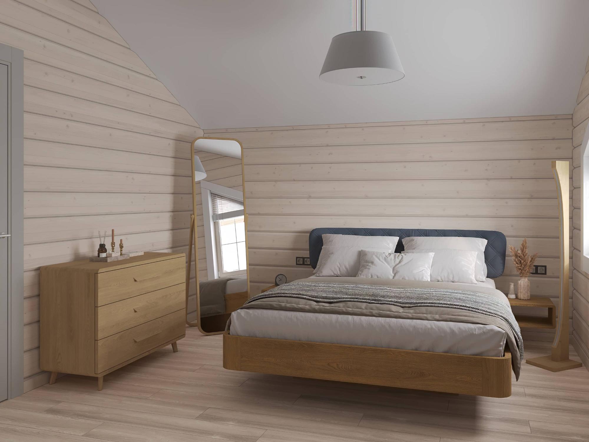 Кровать "ButterFly" с подсветкой и тумбочками RO196 №4