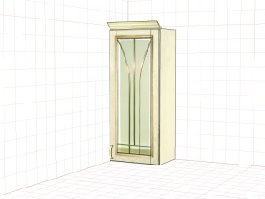 Шкаф настенный "Злата" ЗТ 2940/В(01)