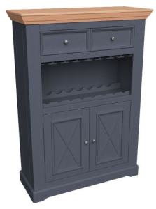 Комод-бар "Форест Графит" 2 двери 2 ящика