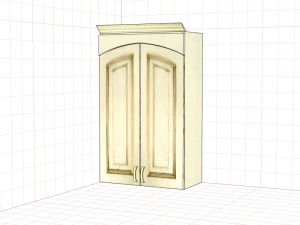 Шкаф настенный "Злата" ЗТ 3060/А