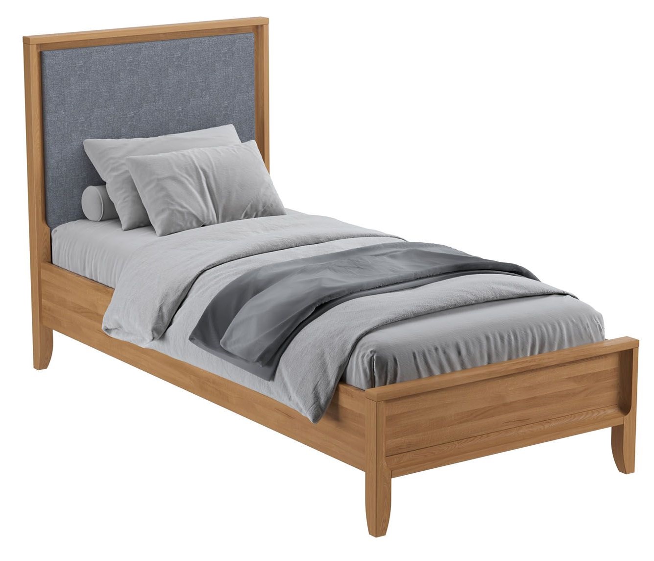 Кровать "Бридж" 90х200 с мягким изголовьем №3