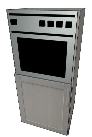 Шкаф для встраиваемой техники Софья СФ - 5260 (-01) №0