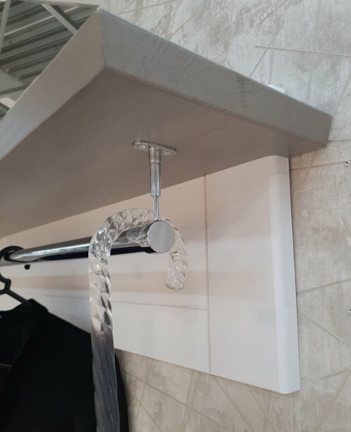 Полка навесная со штангой "Форест" №1