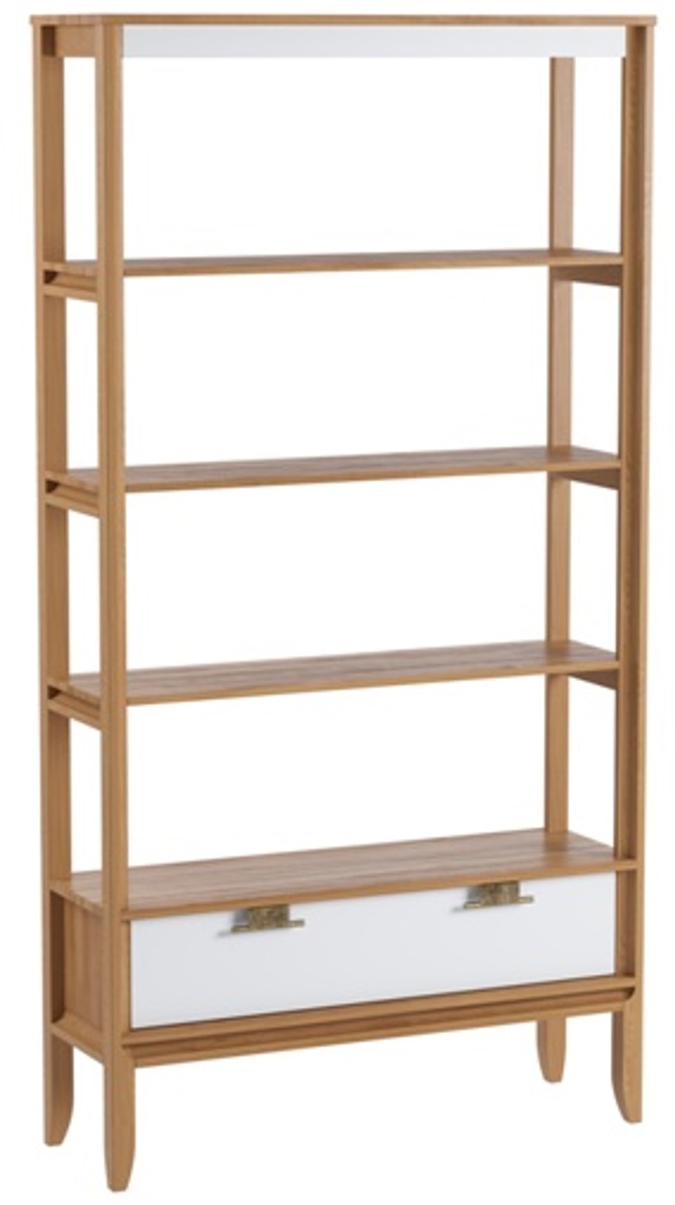 Стеллаж "Бридж" сквозной широкий с 1-м ящиком №1