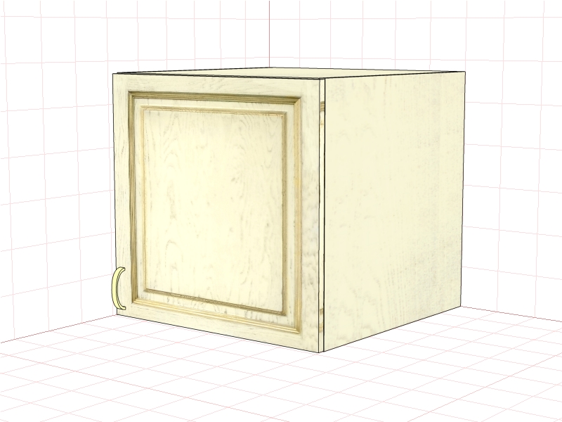 Шкаф настенный "Злата" ЗТ 1660/М, ЗТ 1660/М-01