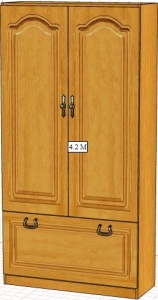 Шкаф Вилия 4.2М (4.2ГМ) ВМ 0635/М