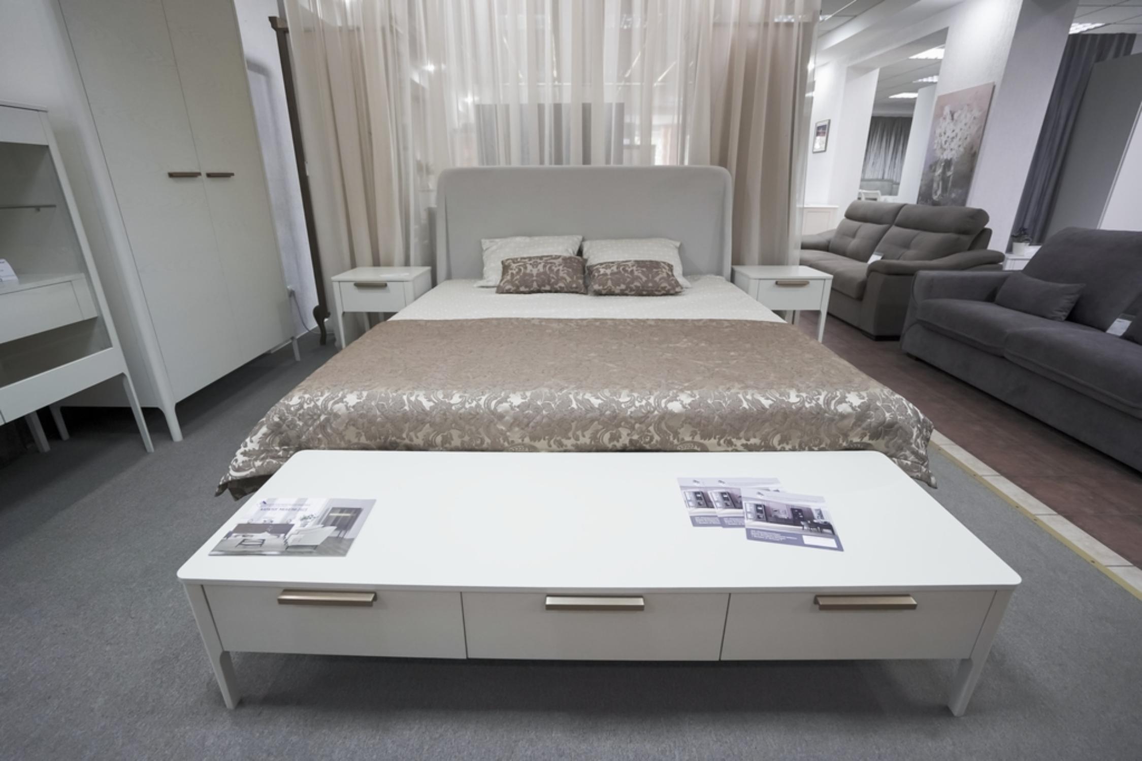 Кровать двуспальная "Enzo" ВМФ-2705 (без основания, Avelina 9534) 1600 №0