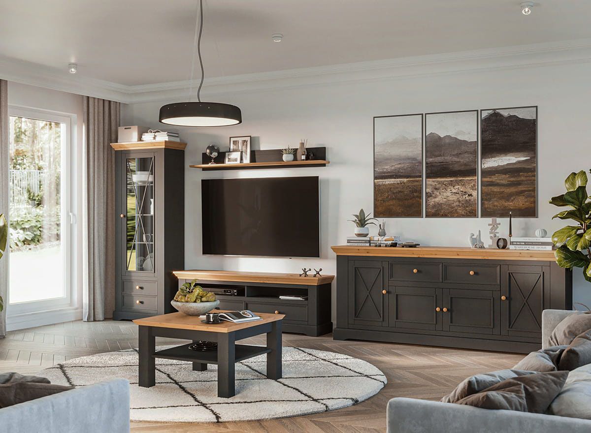 Стол журнальный "Форест Графит" малый №0