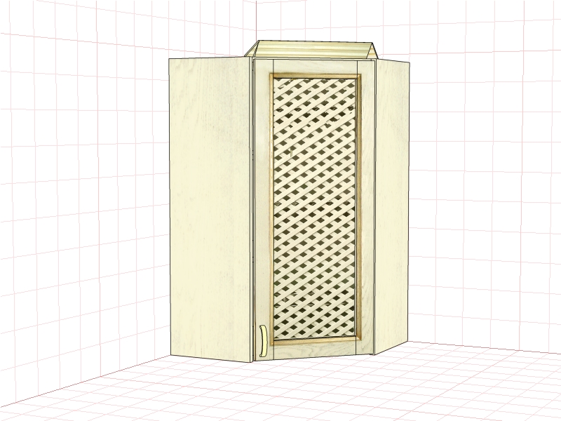 Шкаф настенный "Злата" ЗТ 3560/Р(01)