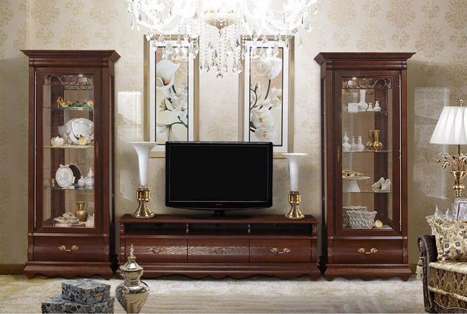 Витрина 1-дверная "Оскар" ММ 210-10/01 №2