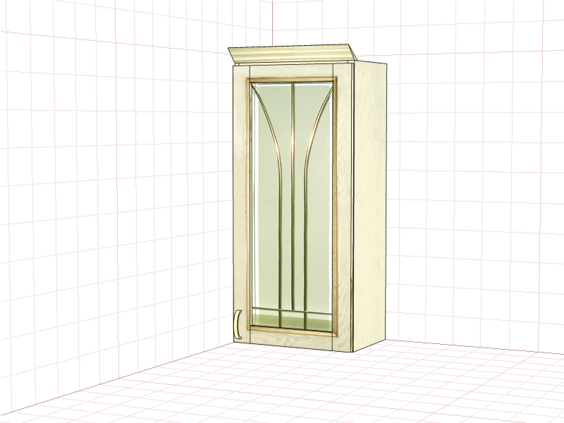 Шкаф настенный "Злата" ЗТ 2945/В(01)