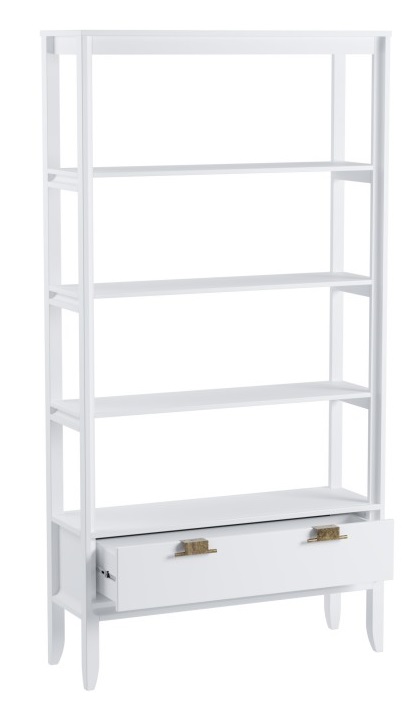 Стеллаж "Бридж" сквозной широкий с 1-м ящиком №4