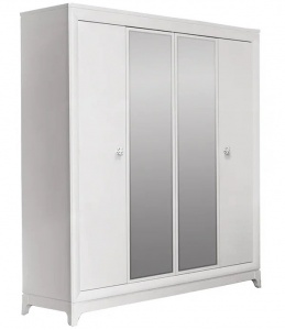 Шкаф четырехдверный "Сабрина" ММ-302-01/04 с зеркалами