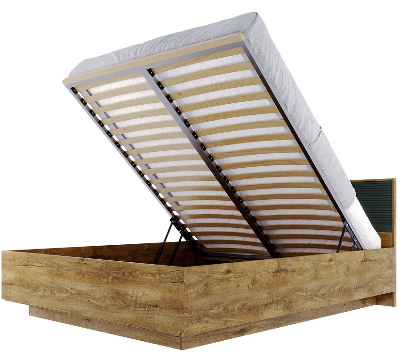 Кровать двуспальная "1400 Монтале РМ" КМК 0966.25 с подъемным механизмом №0