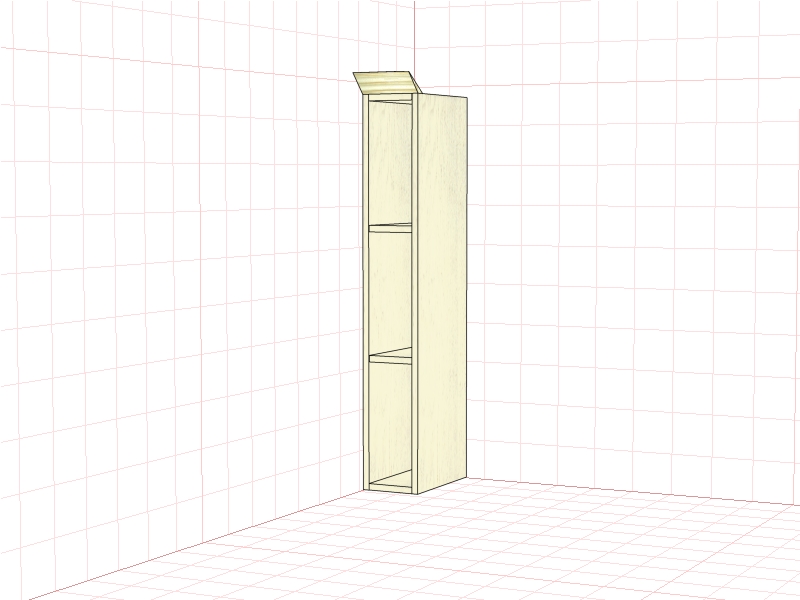 Шкаф настенный "Злата" ЗТ 4115/Б