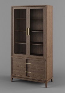 Шкаф книжный B2/2 "Boston" ВМФ-1648