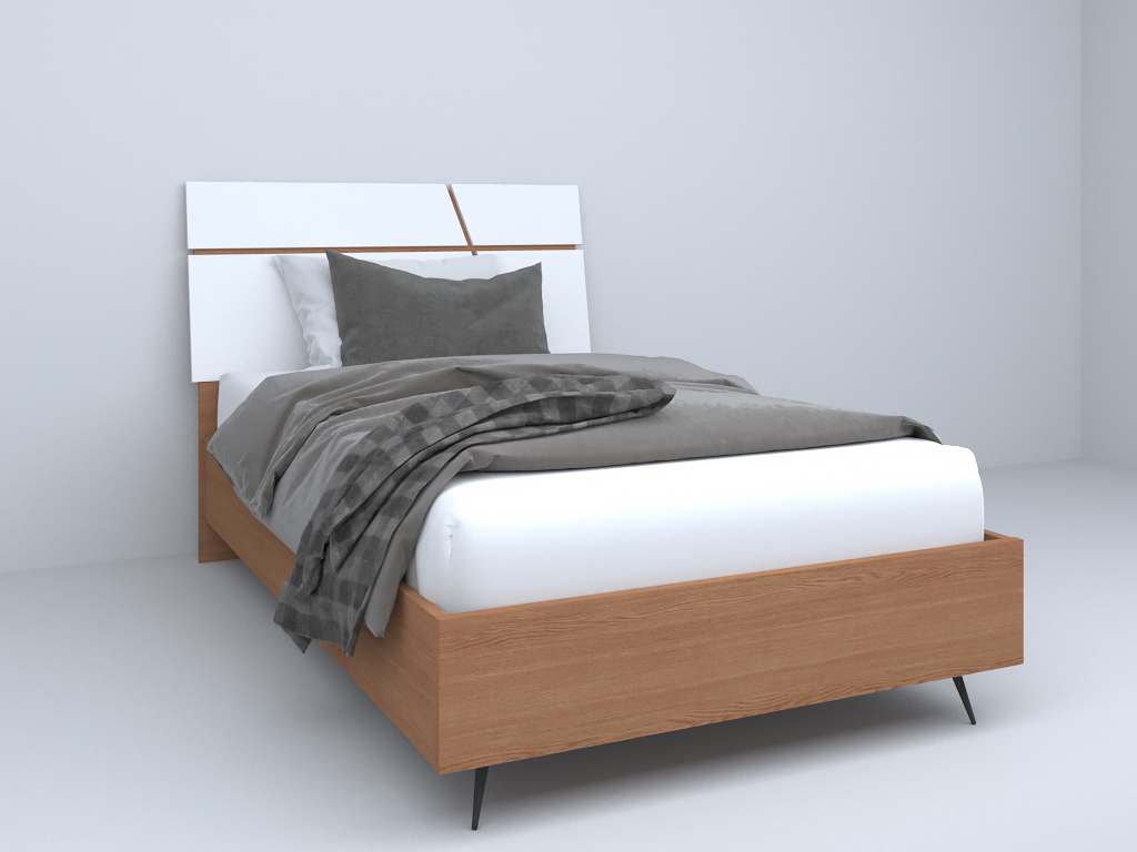 Кровать полуторная "Дельта" ММ-356-02/12Б