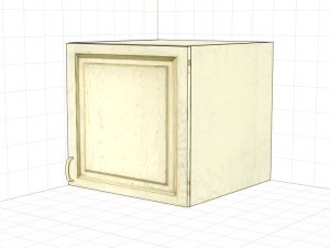 Шкаф настенный "Злата" ЗТ 1660/М, ЗТ 1660/М-01