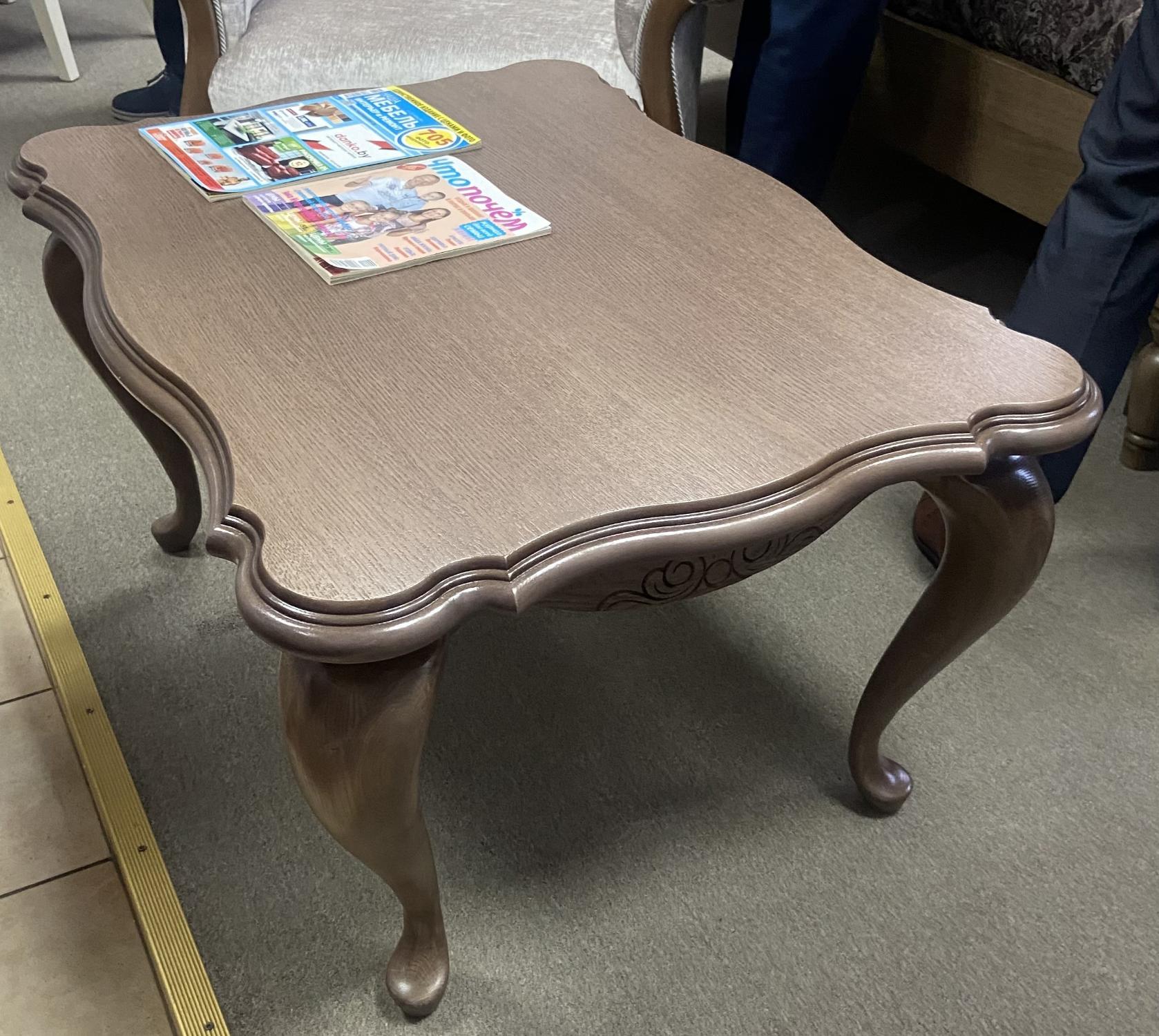 Стол журнальный "Грация" ММ 184-04 с декором №0