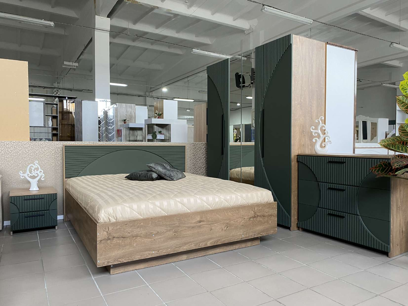 Кровать двуспальная "1600 Монтале РМ" КМК 0966.24 с подъемным механизмом №7