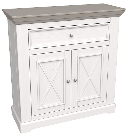 Комод "Форест" 2 двери 1 ящик с 2 полками (Тумба -21)