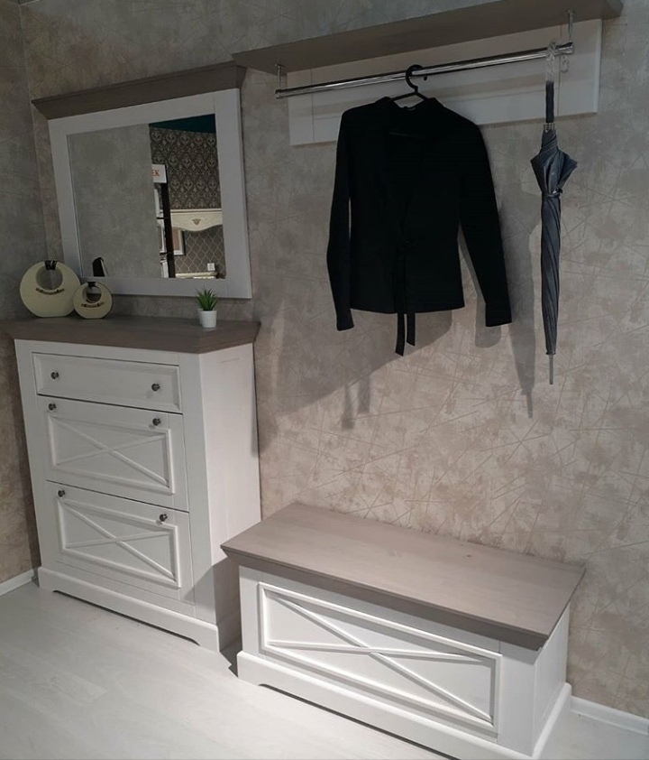 Полка навесная со штангой "Форест" №2