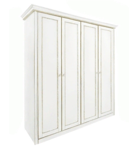 Шкаф четырехдверный "Палермо" Т-754Д №4