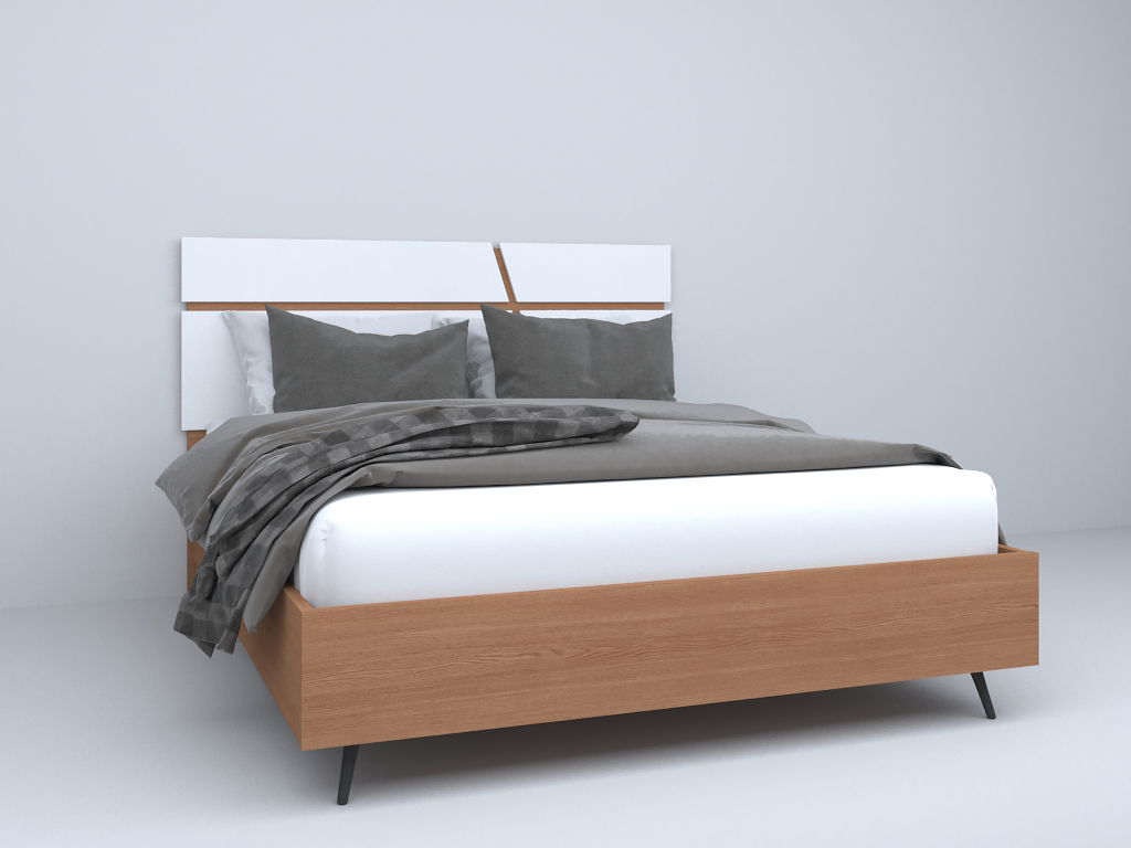 Кровать двуспальная "Дельта" ММ-356-02/16Б