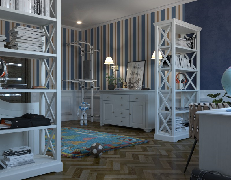 Стеллаж "Форест" сквозной №1