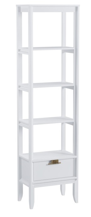 Стеллаж "Бридж" сквозной узкий с 1-м ящиком (01) №3