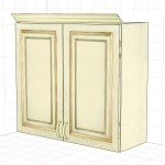 Шкаф настенный "Злата" ЗТ 3180/М