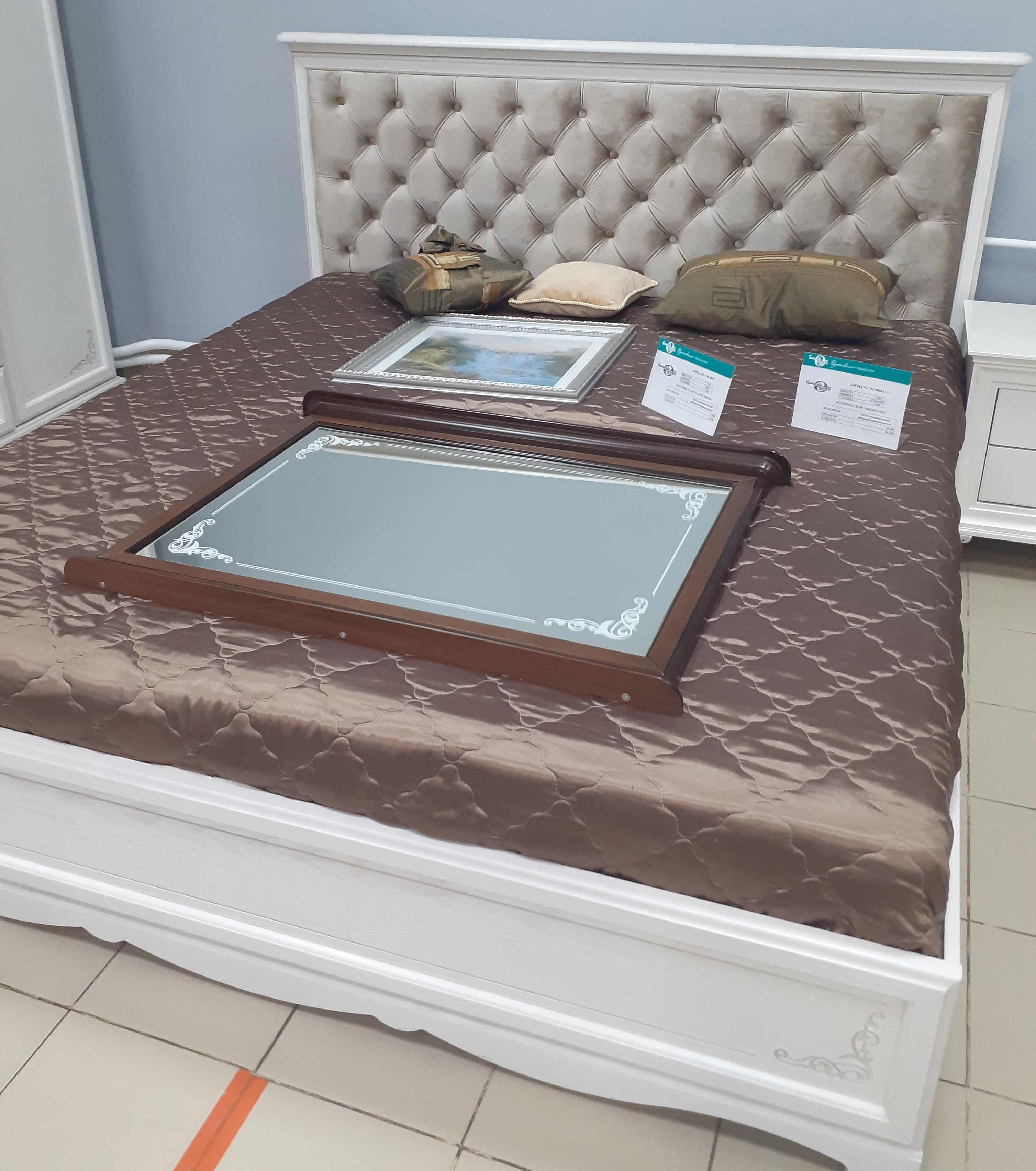 Кровать двуспальная "Лолита" ГМ 8804 №0