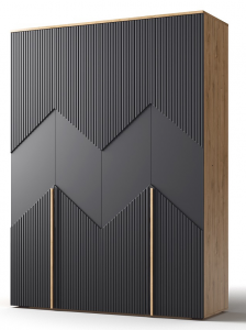 Шкаф четырехдверный "4Д Оливия 1" КМК 0971.20 (со складными дверями)