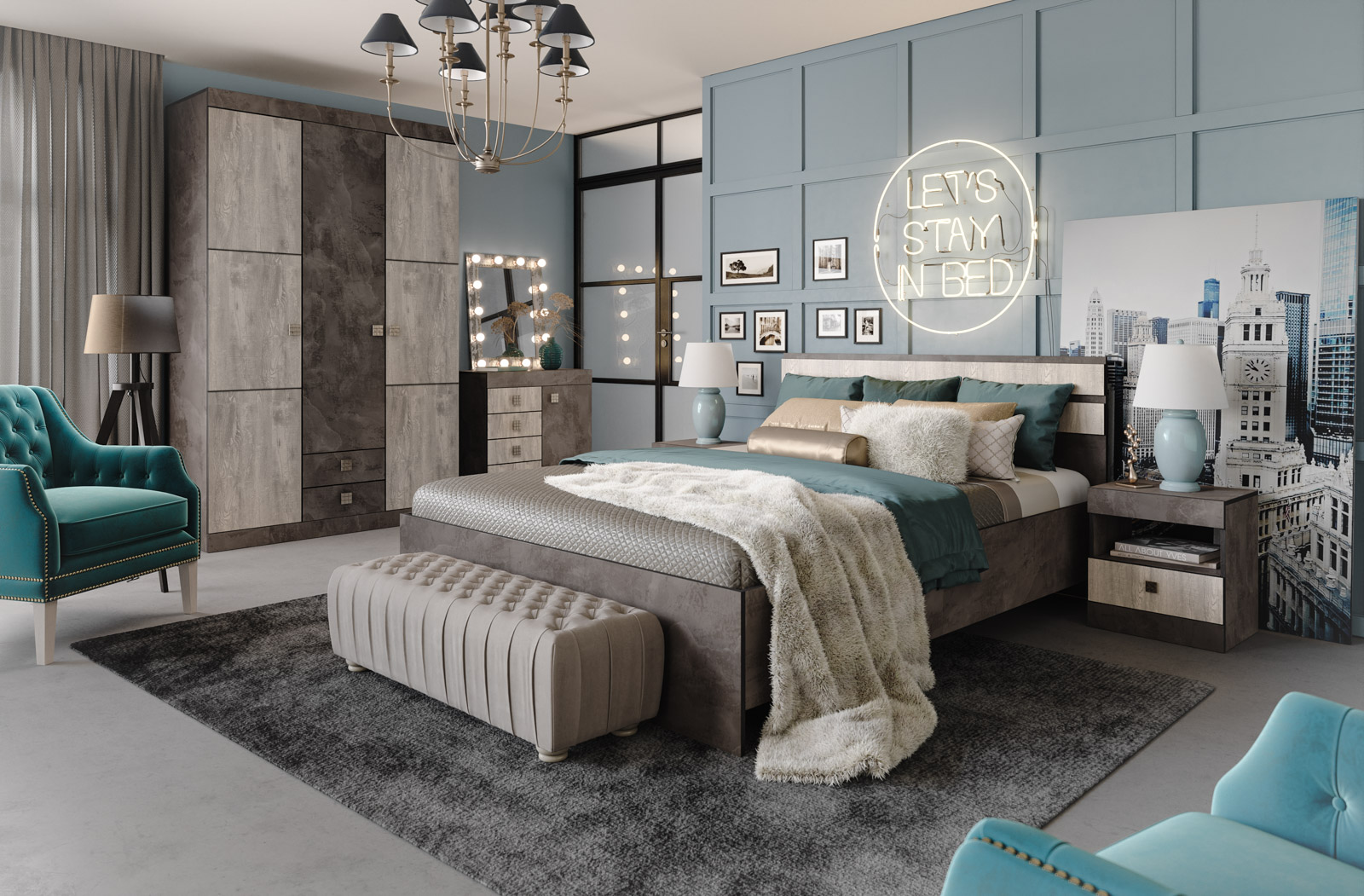 Тумба прикроватная "Лондон" КМК 0467.3 №3