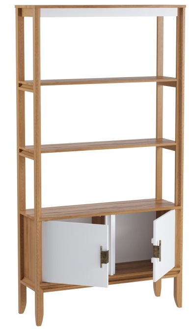 Стеллаж "Бридж" сквозной широкий с 2-мя дверями (020) №2