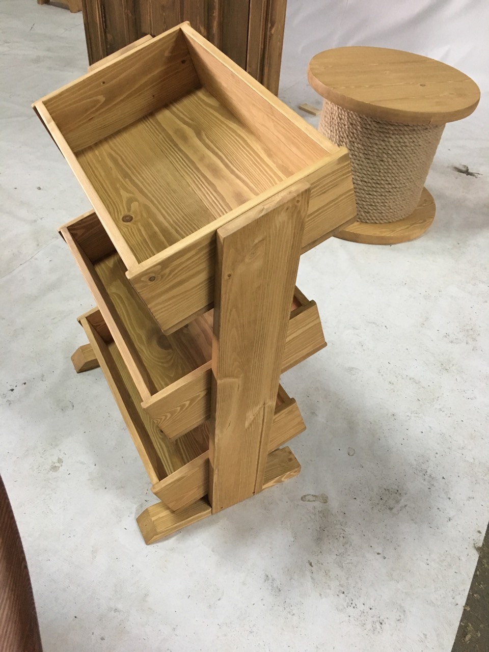 Полка декоративная "Хлоя" (открытые ящики)