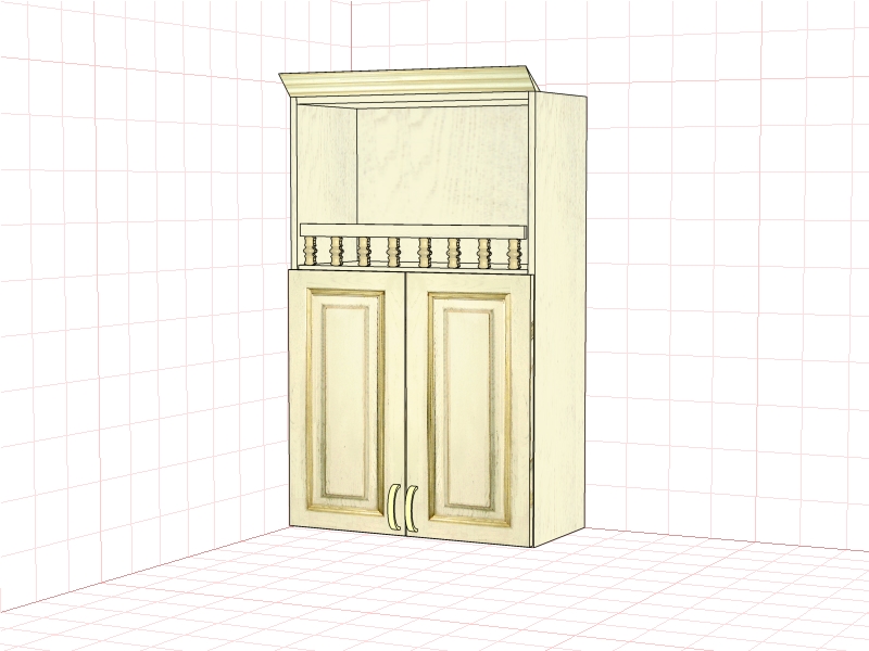 Шкаф настенный "Злата" ЗТ 3360/СУ