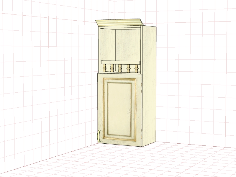 Шкаф настенный "Злата" ЗТ 2840(01)