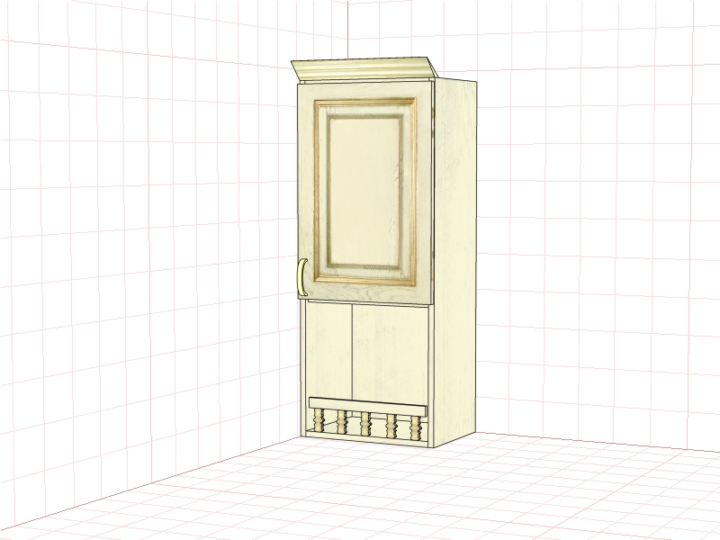 Шкаф настенный "Злата" ЗТ 2740(01)