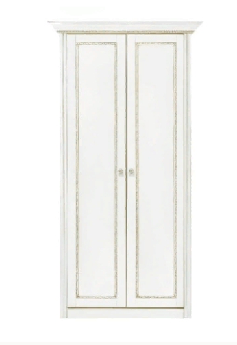 Шкаф двухдверный "Палермо" Т-752П (с полками и штангой) №2