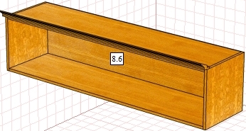 Секция антресольная Вилия 8.1 МВ 3935 №31