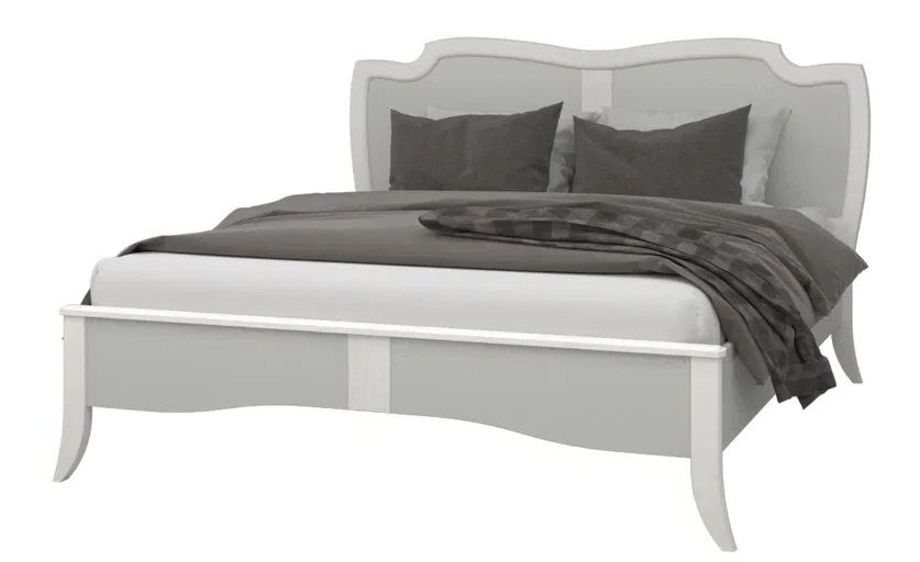 Кровать двуспальная "Мираж" ММ-394-02/18Б-1 (б/карк.)