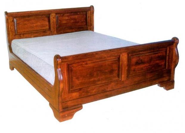 Кровать двуспальная "Луи Филипп" МО 08.02.1600 (б/м, б/к) (1600*2000) №1