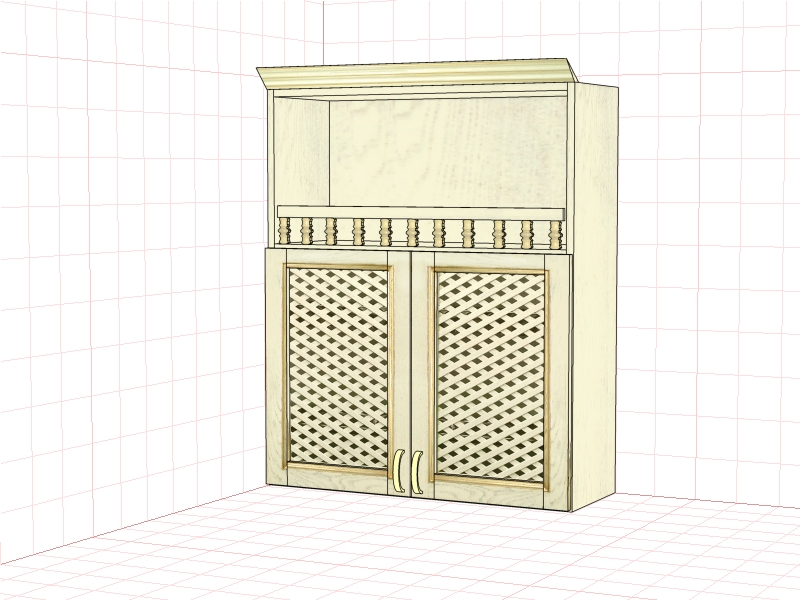 Шкаф настенный "Злата" ЗТ 3380/СУР