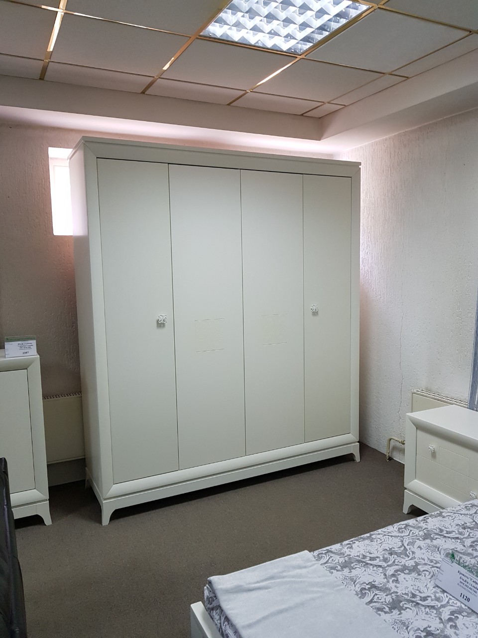 Шкаф четырехдверный "Сабрина" ММ-302-01/04Б №1