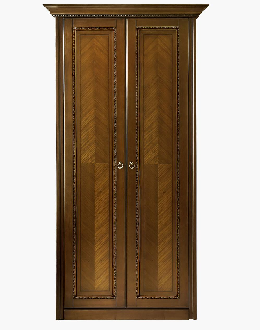 Шкаф двухдверный "Палермо" Т-752П (с полками и штангой)