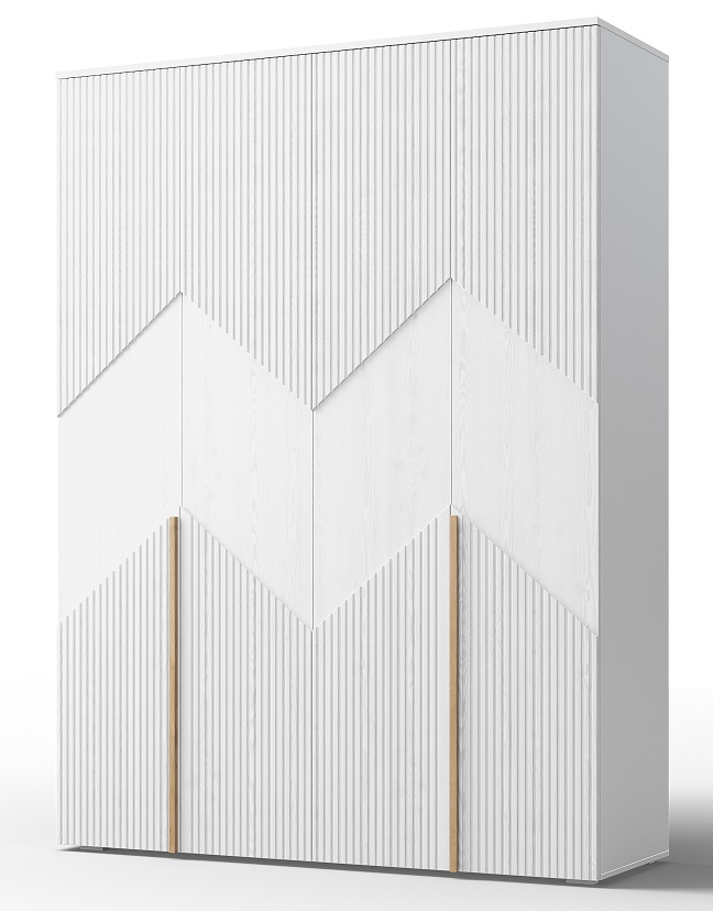 Шкаф четырехдверный "4Д Оливия" КМК 0971.1 (с распашными дверями) №0