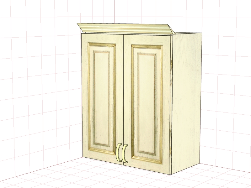 Шкаф настенный "Злата" ЗТ 3060/М