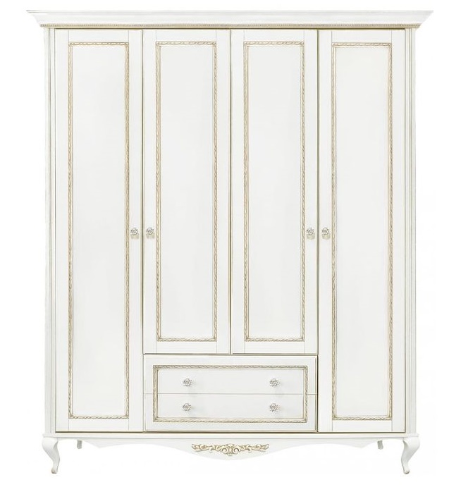 Шкаф четырехдверный "Неаполь" T-454 Д №2